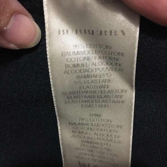 Burberry Brit Black Zip up Nova Check Sweater Hoodie - Picture 9 of 10